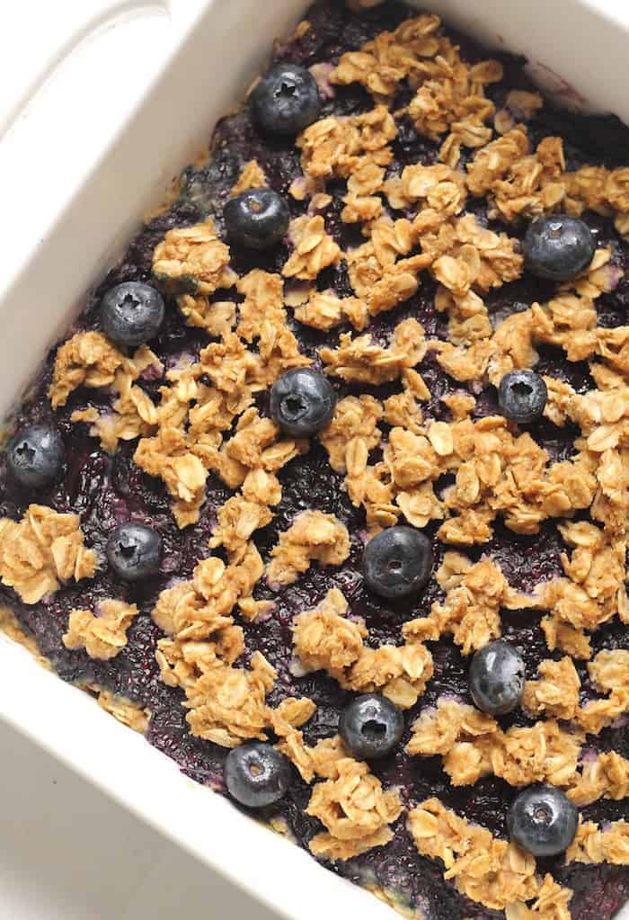healthy blueberry oatmeal snack bars hummusapien