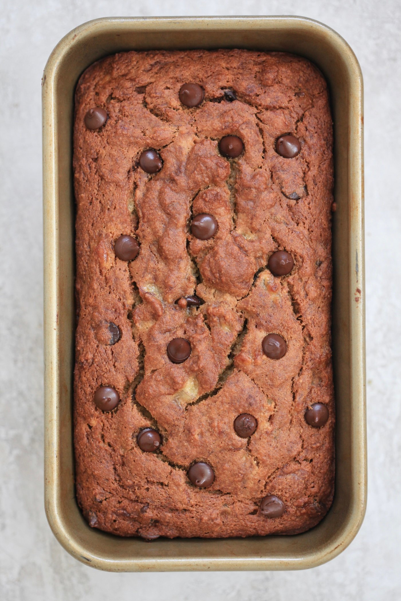 baked banana bread.