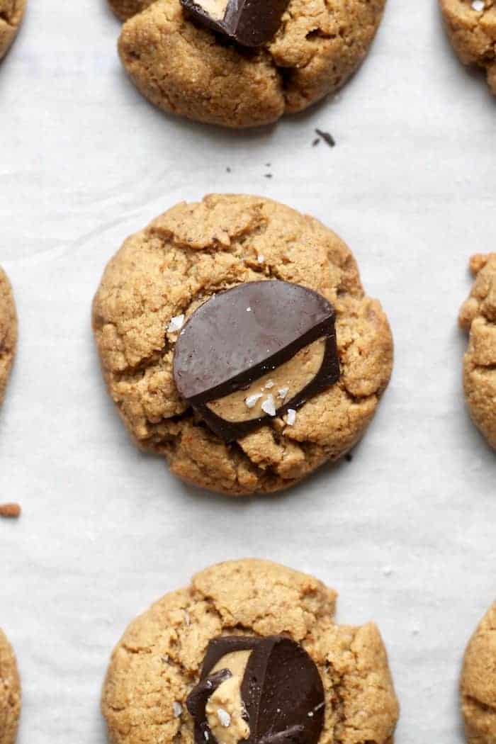 cookie with peanut butter cup