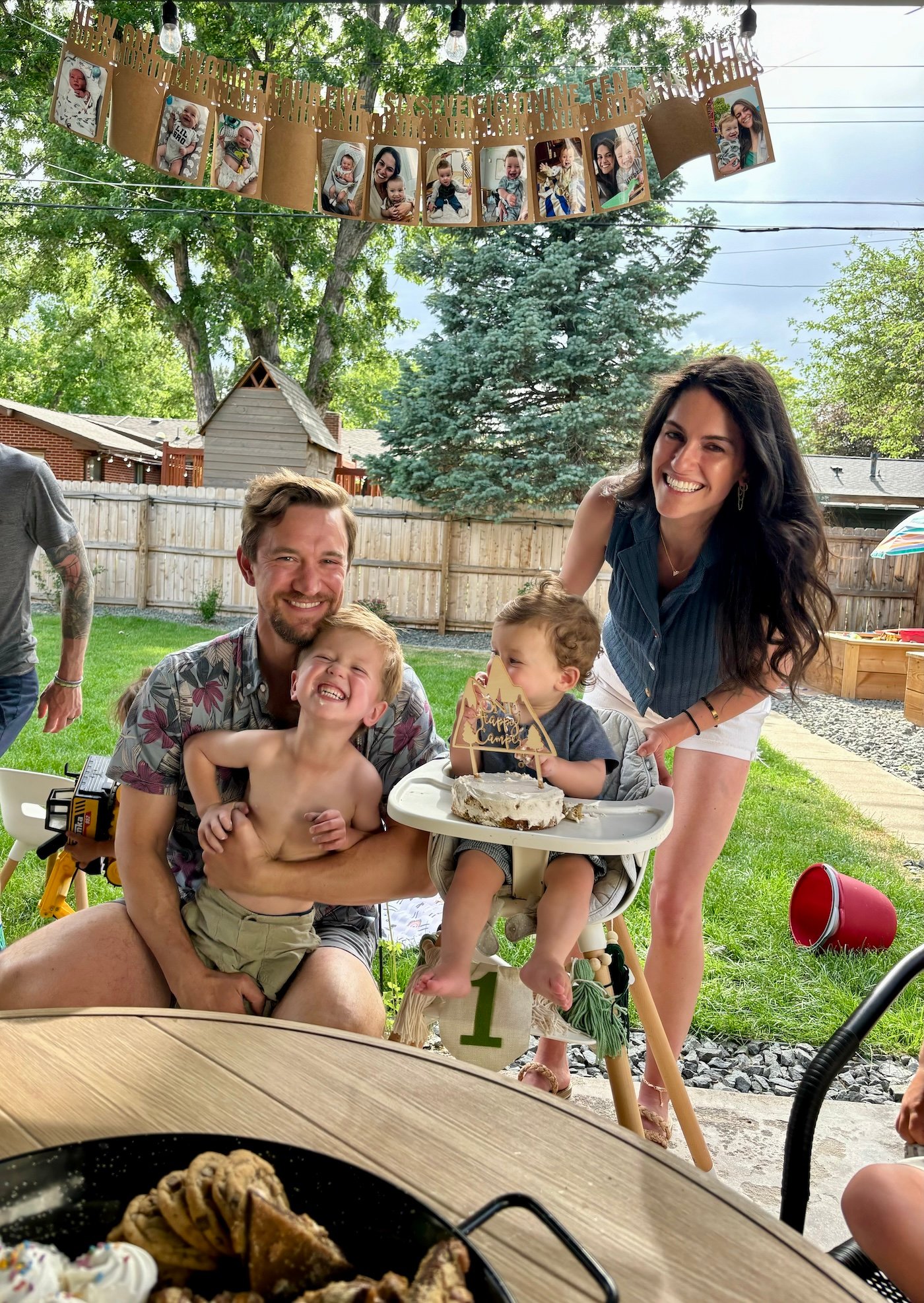 family outside