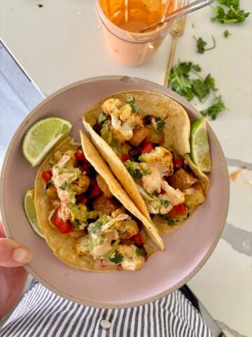 veggie tacos