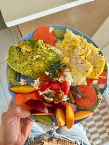 breakfast plate