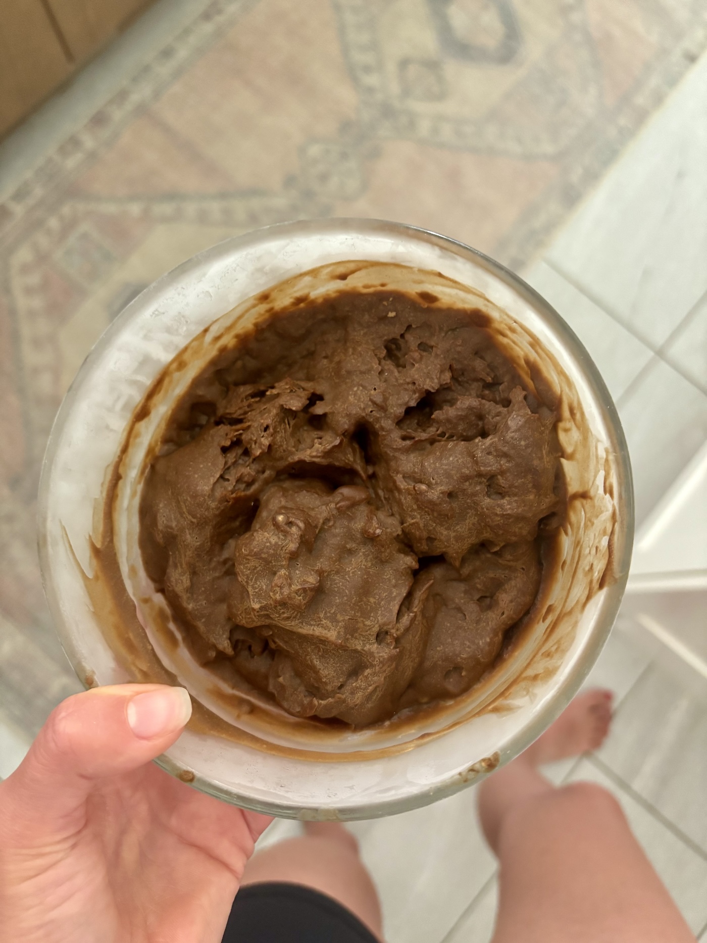 brown ice cream