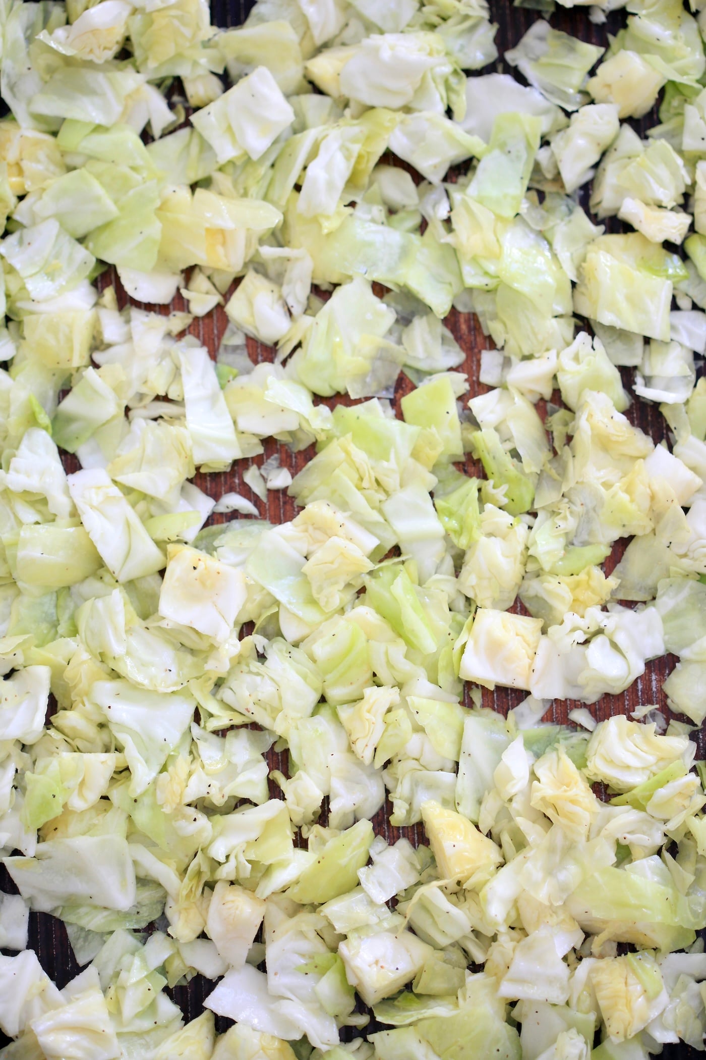 cabbage on sheet pan