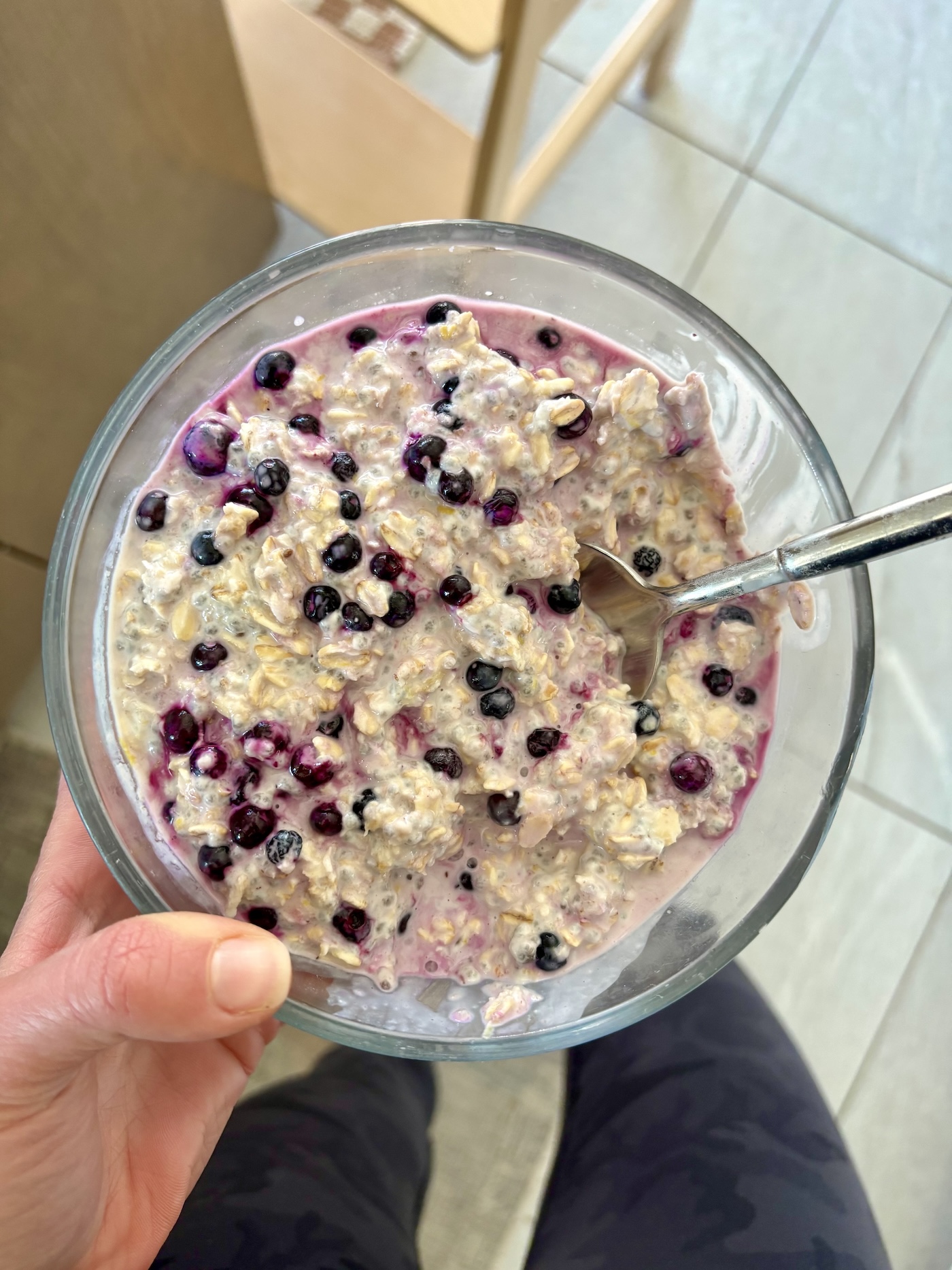 lemon blueberry oatmeal