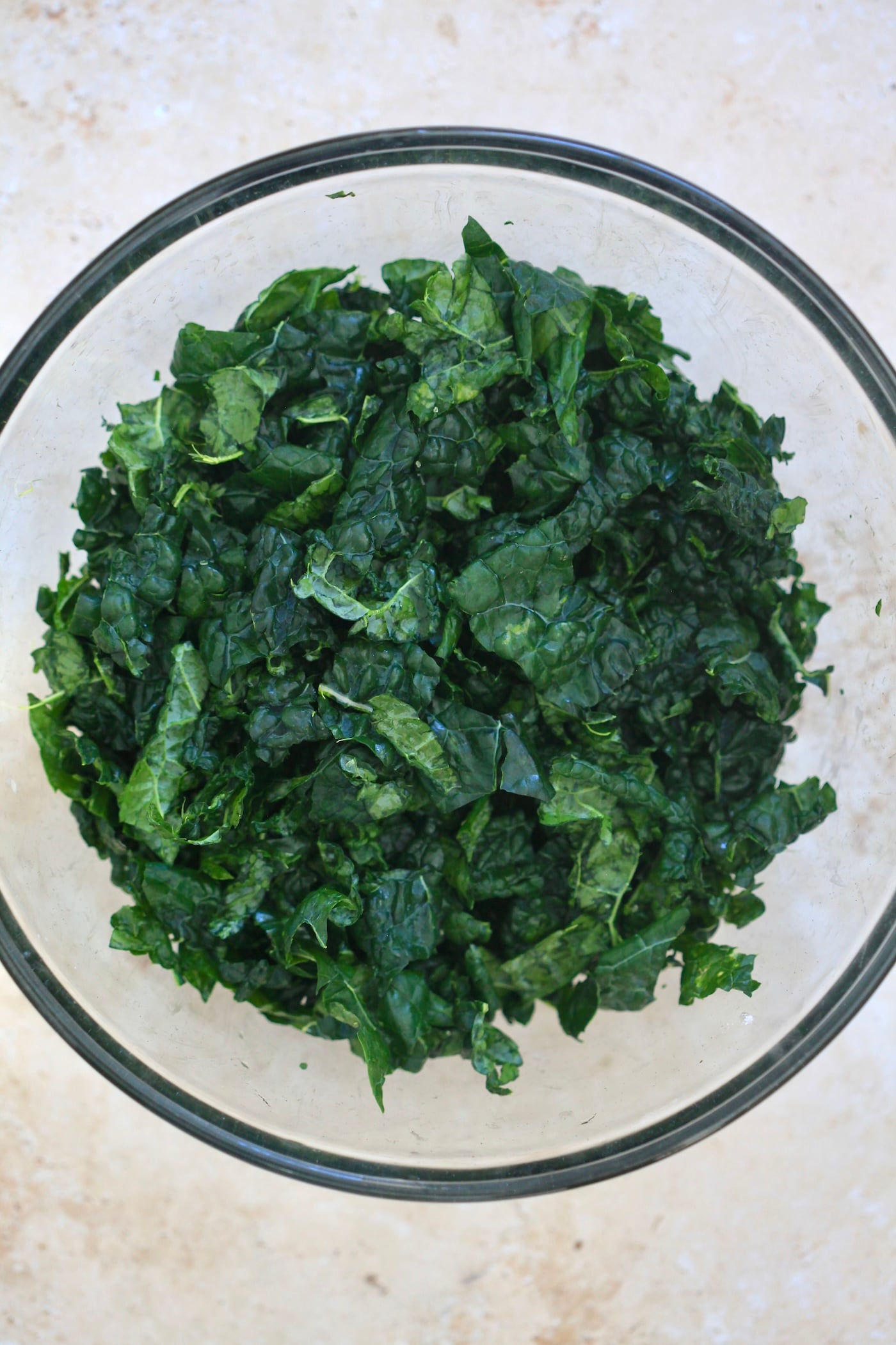 bowl of kale